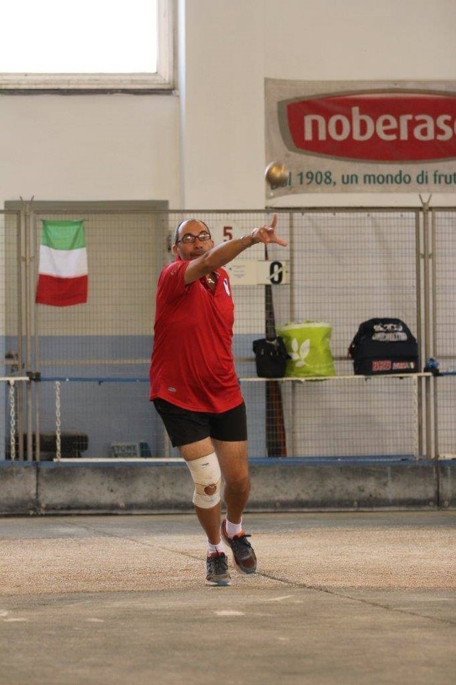 Nella foto Marino Artioli in azione