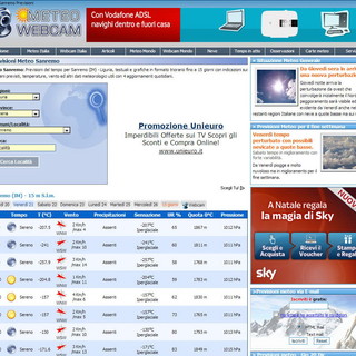 Domani la fine del Mondo secondo i Maya, ma secondo 'meteowebcam' a Sanremo ci saranno -207 gradi! Domani la fine del Mondo secondo i Maya, ma secondo 'meteowebcam' a Sanremo ci saranno -207 gradi!