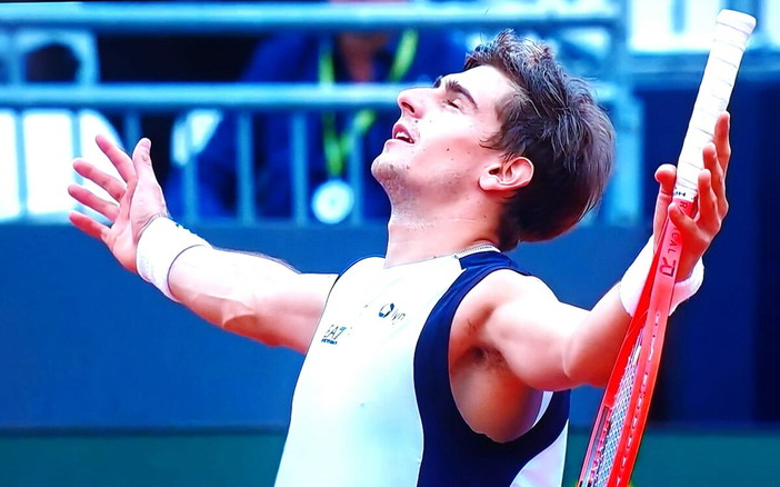 Matteo Arnaldi (foto tratta da Sky Sport)