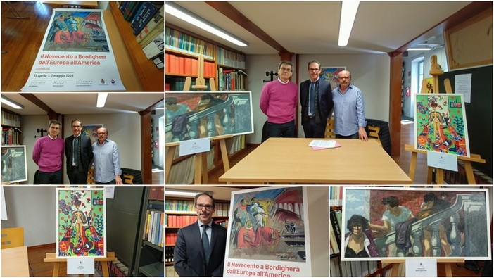 "Il Novecento a Bordighera dall’Europa all’America. Cronache" in mostra all’ex chiesa Anglicana (Foto e video)