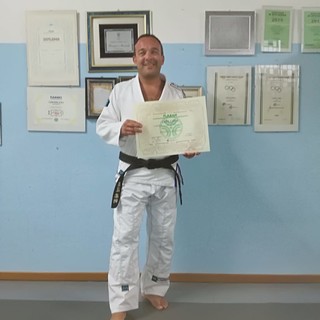 Arti marziali. Judo Club Sakura Arma di Taggia, Andrea Molinari è stato promosso maestro di Ju-Jitsu Arti marziali. Judo Club Sakura Arma di Taggia, Andrea Molinari è stato promosso maestro di Ju-Jitsu