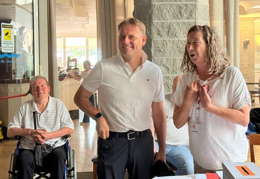 Santo Stefano al Mare, l'assessore regionale Marco Scajola al congresso dell'Aism Imperia (Foto)