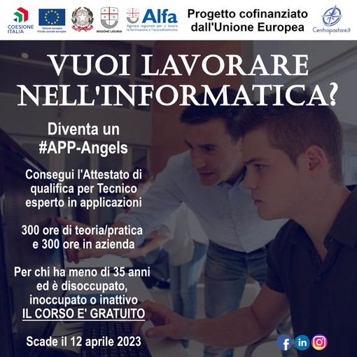Formazione gratuita: al 'Centro Pastore' di Imperia una nuova opportunità con l'iniziativa 'Match Point 2'