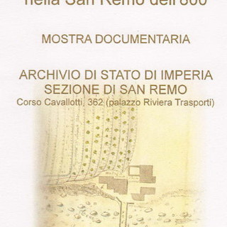 Sanremo: mostra dell'Archivio di Stato matuziano per la 'Giornata dell'Alimentazione' Sanremo: mostra dell'Archivio di Stato matuziano per la 'Giornata dell'Alimentazione'