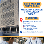 Trasferimento della sede della Medicina Legale da Bussana al Palasalute di Sanremo.