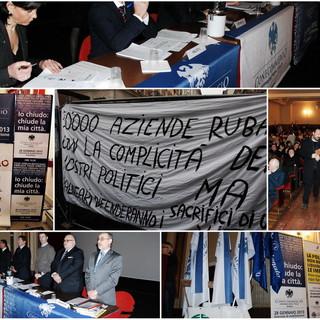 Sanremo: 500 persone al Centrale per l'incontro 'Io chiudo: chiude la mia città'. Il grido di allarme di commercianti e associazioni di categoria