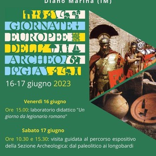 Diano Marina: il Museo Civico del Lucus Bormani aderisce alle Giornate Europee dell'Archeologia 2023 Diano Marina: il Museo Civico del Lucus Bormani aderisce alle Giornate Europee dell'Archeologia 2023