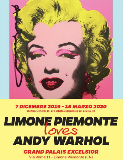 Limone Piemonte: sono oltre 80 le opere di Andy Warhol che limonesi e turisti potranno ammirare dal 7 dicembre fino al 15 marzo 2020 Limone Piemonte: sono oltre 80 le opere di Andy Warhol che limonesi e turisti potranno ammirare dal 7 dicembre fino al 15 marzo 2020