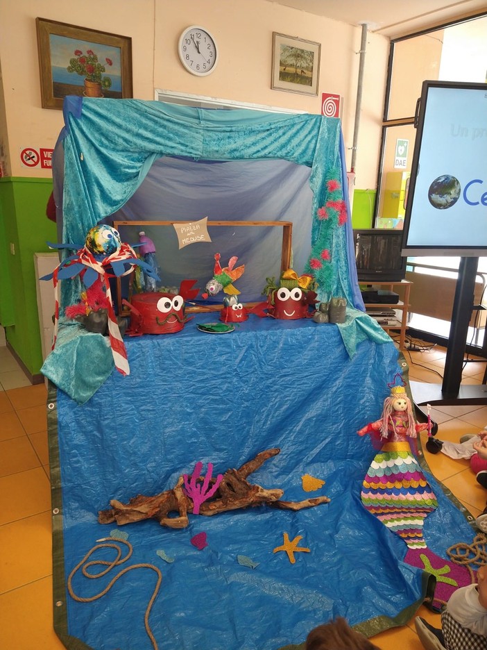 Sanremo: laboratorio ambientale con uno spettacolo di marionette alla scuola Primaria di Poggio (Foto) Sanremo: laboratorio ambientale con uno spettacolo di marionette alla scuola Primaria di Poggio (Foto)