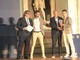 'Premio Astori' per il giocatore ponentino Mattia Agnese durante la 'Hall of Fame' a Firenze (Foto)