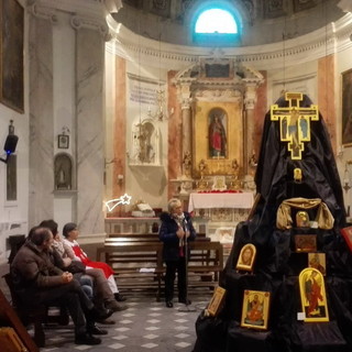 Imperia: ieri all'Oratorio Santa Caterina l'inaugurazione della mostra di Simonetta De Beendetti