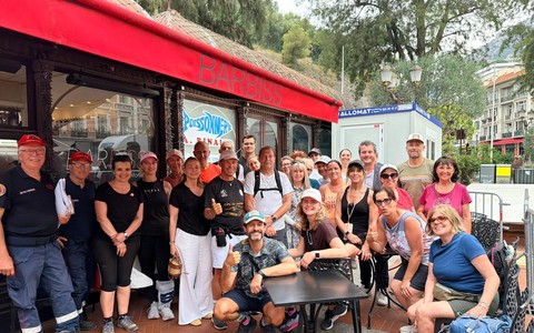 Da Dolceacqua a Monaco a piedi, riuscita la 'Marche du jumelage'. Gazzola: "Quest'anno abbiamo scelto un percorso diverso" (Foto)