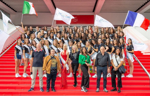 La ventimigliese Pasta Fresca Morena sponsor del concorso Miss Blumare sbarcato ieri a Cannes