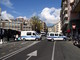 Il blocco del traffico in via Martiri