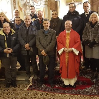 Vallecrosia: messa nella chiesetta di San Rocco per le celebrazioni di San Sebastiano, patrono della Polizia Municipale