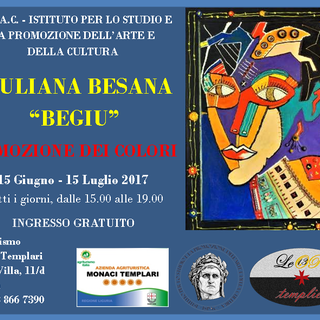 Seborga: la pittrice Giuliana ‘Begiu’ Besana espone all’agriturismo ‘Monaci Templari’ nel Principato Seborga: la pittrice Giuliana ‘Begiu’ Besana espone all’agriturismo ‘Monaci Templari’ nel Principato