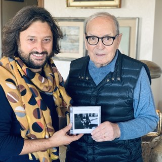 Christian Lavernier ed Ennio Morricone Christian Lavernier ed Ennio Morricone