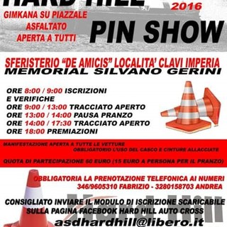 Imperia: domenica allo sferisterio di Clavi si terrà  l'Hard Hill Pin Show - I Memorial Silvano Gerini