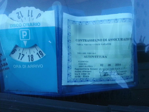 Sanremo: gli agenti della Municipale hanno scoperto un'altra auto con l'assicurazione contraffatta Sanremo: gli agenti della Municipale hanno scoperto un'altra auto con l'assicurazione contraffatta
