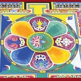 Un mandala per Ospedaletti con i Monaci Tibetani del Washul Mentsen del Monastero di Drepung Gomang Un mandala per Ospedaletti con i Monaci Tibetani del Washul Mentsen del Monastero di Drepung Gomang