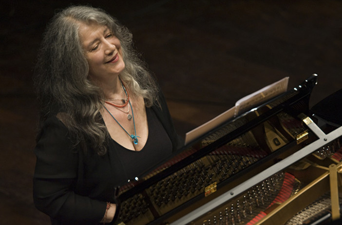 Concerto della pianista Martha Argerich all'Auditorium Rainier III di Monaco