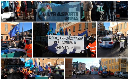 Imperia: netturbini sulle barricate per il contratto 'Proteo', i sindacati "Vogliamo solo il rispetto dei contratti" (Foto e Video)