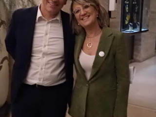 Matteo Richetti e Cristina Lodi Matteo Richetti e Cristina Lodi