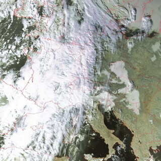 Il Meteosat oggi alle 14