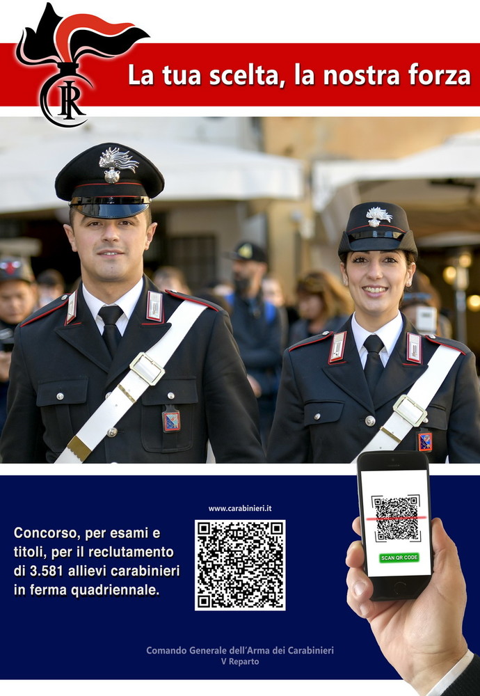 Sulla Gazzetta Ufficiale, pubblicato bando di concorso per l’arruolamento di 3.581 allievi Carabinieri Sulla Gazzetta Ufficiale, pubblicato bando di concorso per l’arruolamento di 3.581 allievi Carabinieri
