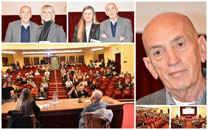 Sanremo: teatro del Casinò quasi gremito per ascoltare Domenico Quirico con il suo libro ‘Kalashnikov’ (Foto e Video) Sanremo: teatro del Casinò quasi gremito per ascoltare Domenico Quirico con il suo libro ‘Kalashnikov’ (Foto e Video)
