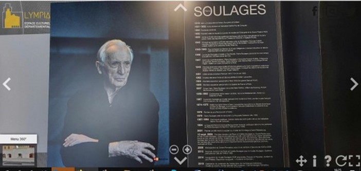 Soulages, la mostra in tour virtuale. Un modo diverso per dire che ci sono stato!
