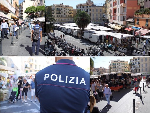 Al mercato non si vedono più i venditori abusivi