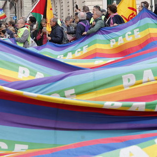 Manifestazione per la Pace a Sanremo: CGIL Imperia e Comitato per la Pace contro la disumanizzazione e la violazione dei diritti umani in Palestina