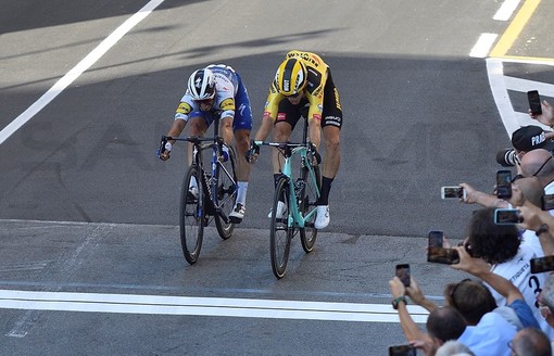 L'arrivo della Milano-Sanremo 2020 L'arrivo della Milano-Sanremo 2020