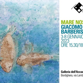 Bordighera: dal 2 gennaio all'Accademia Balbo la mostra "Mare Nostrum" di Giacomo Barberis