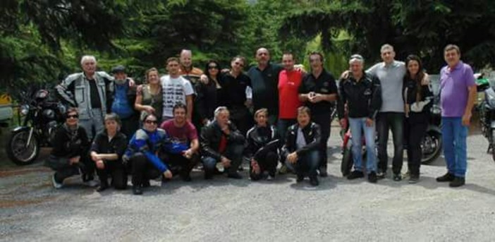 Raduno del gruppo di motociclisti ‘La Taverna dei Liguri’ per raccogliere fondi per Lavina (Rezzo)
