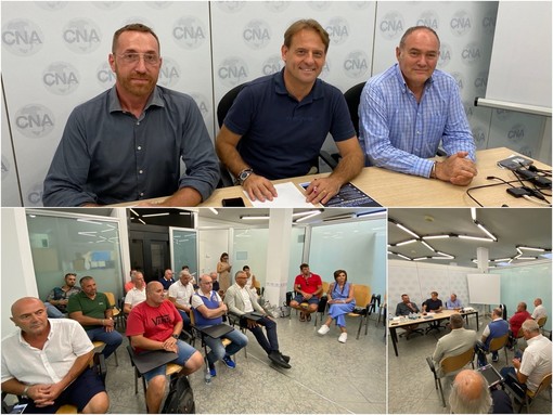 Le immagini dalla sede di CNA a Sanremo