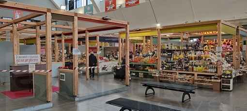 L'area centrale del Mercato Annonario di Sanremo
