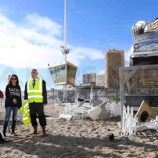 Ventimiglia: chiusa la passeggiata a mare di Mentone per ragioni di sicurezza, impossibile oltrepassare ponte San Ludovico