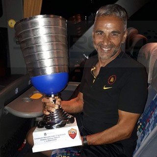 Calcio: da Arma di Taggia a Roma, una vita per lo sport. Mister Maurizio Andreoli ha vinto lo scudetto Under 17