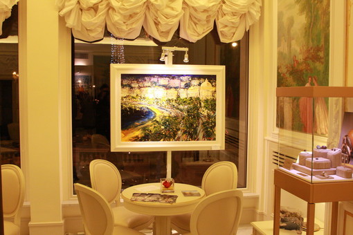 Sanremo: successo per la mostra di Borella all'Hotel de Paris, si continua fino al 31 gennaio