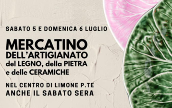 Limone Piemonte ospita il mercatino per hobbisti dedicato all’artigianato: un weekend tra legno, pietra e ceramica Limone Piemonte ospita il mercatino per hobbisti dedicato all’artigianato: un weekend tra legno, pietra e ceramica