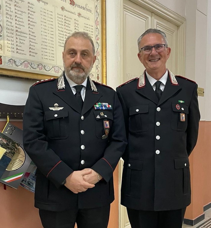 Imperia: va in pensione il capo della sezione Operazioni e Logistica dei Carabinieri Angelo Elena Imperia: va in pensione il capo della sezione Operazioni e Logistica dei Carabinieri Angelo Elena