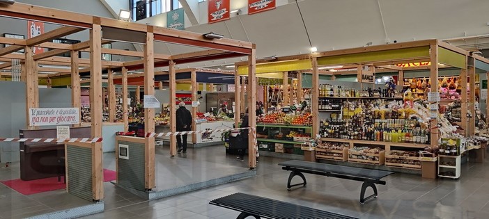 L'area centrale del Mercato Annonario di Sanremo