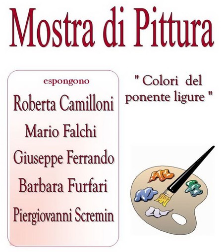 Diano Marina: dal 10 al 20 giugno una collettiva di pittura