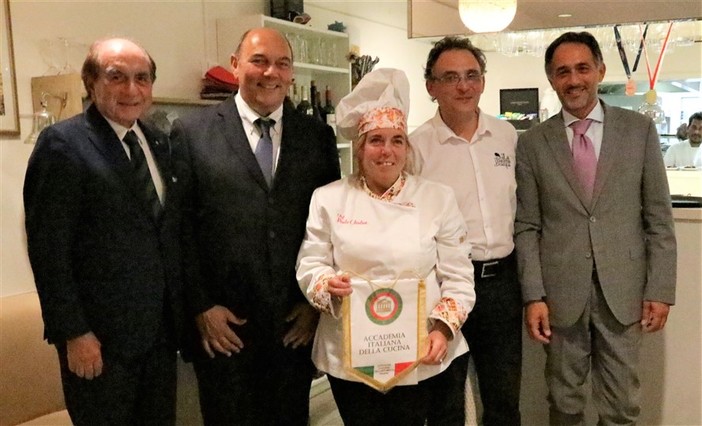 Luciano Garzelli, Claudio Porchia, Paola Chiolini, Daniele Magnoni e S.E.M. giulio Alaimo