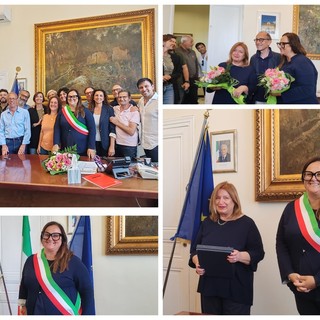 Bordighera, Marzia Baldassarre si insedia come sindaco: "Una grande emozione" (Foto e video) Bordighera, Marzia Baldassarre si insedia come sindaco: "Una grande emozione" (Foto e video)