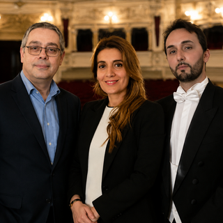 Il Soprano Melissa Briozzo, il Basso Dario Amoroso e l’organista Andrea Verrando Il Soprano Melissa Briozzo, il Basso Dario Amoroso e l’organista Andrea Verrando