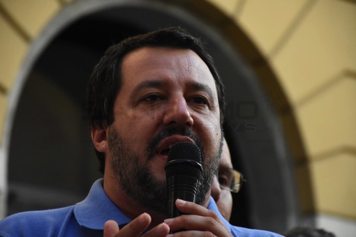 Matteo Salvini a Imperia Matteo Salvini a Imperia