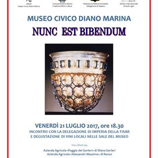 Diano Marina: domani al Museo Civico appuntamento con i sommelier Fisar di Imperia